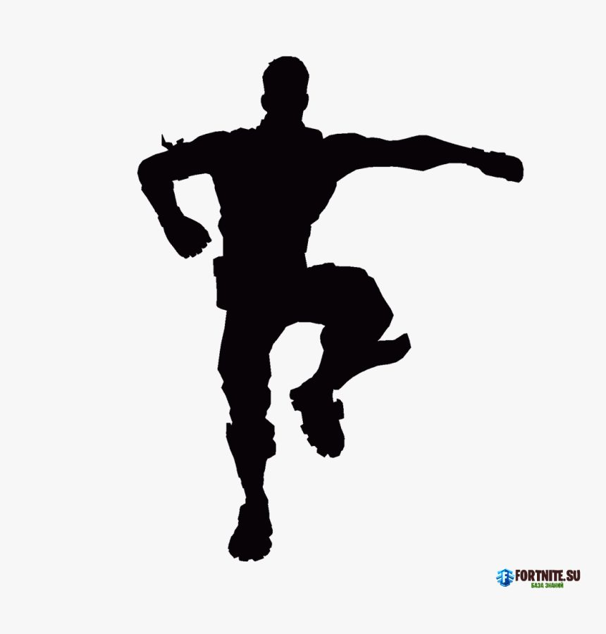 Fortnite Characters Black And White , Transparent Cartoons - Fortnite Silhouette Png, Png Download, Free Download