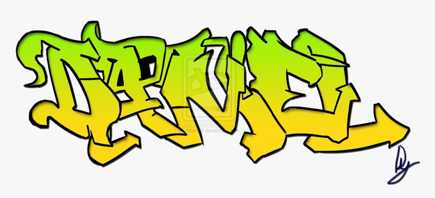 The Name Daniel In Graffiti - Daniel Name Graffiti, HD Png Download, Free Download