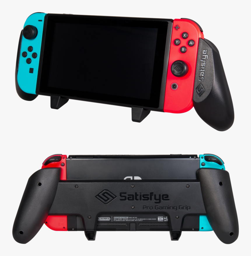 Transparent Nintendo Switch Console Png - Satisfye Nintendo Switch Grip, Png Download, Free Download