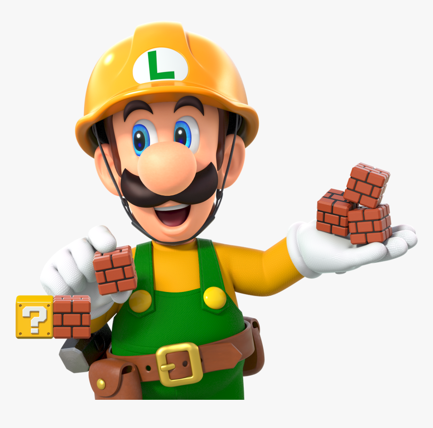 Super Mario Maker 2, Luigi - Super Mario Maker 2 Mario, HD Png Download, Free Download