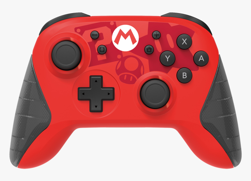 Wireless Horipad Mario Edition Rechargeable Controller - Nintendo Switch Pro Controller, HD Png Download, Free Download