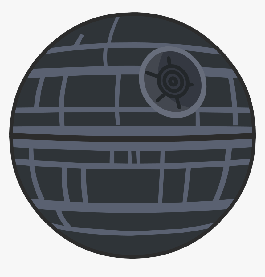 Anakin Skywalker Han Solo Death Star Star Wars Drawing - Star Wars Death Star Flat, HD Png Download, Free Download