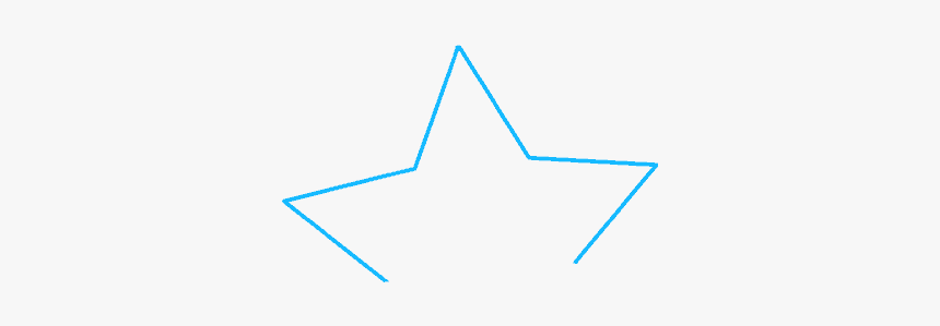 How To Draw Shooting Star - Triangle, HD Png Download, Free Download