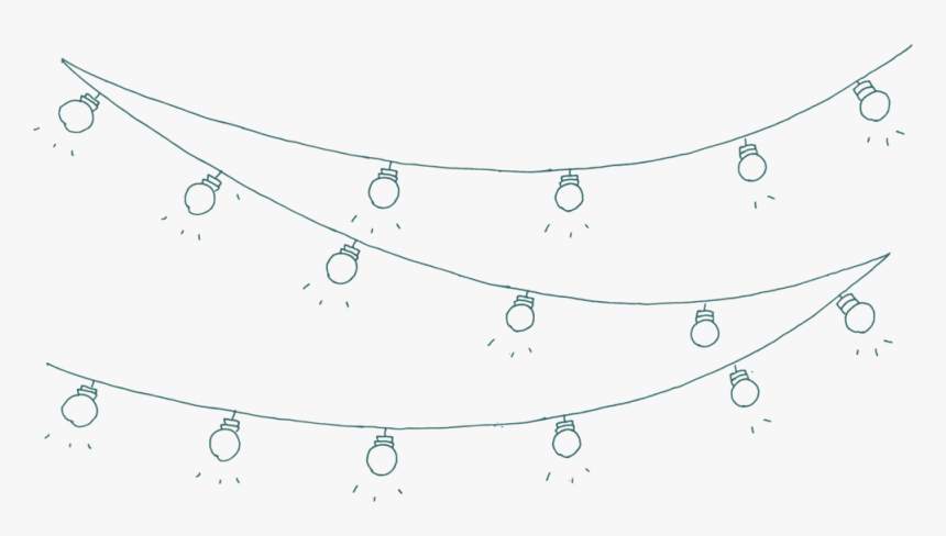 Tpc Illustrations Stringlights Teal - Circle, HD Png Download, Free Download