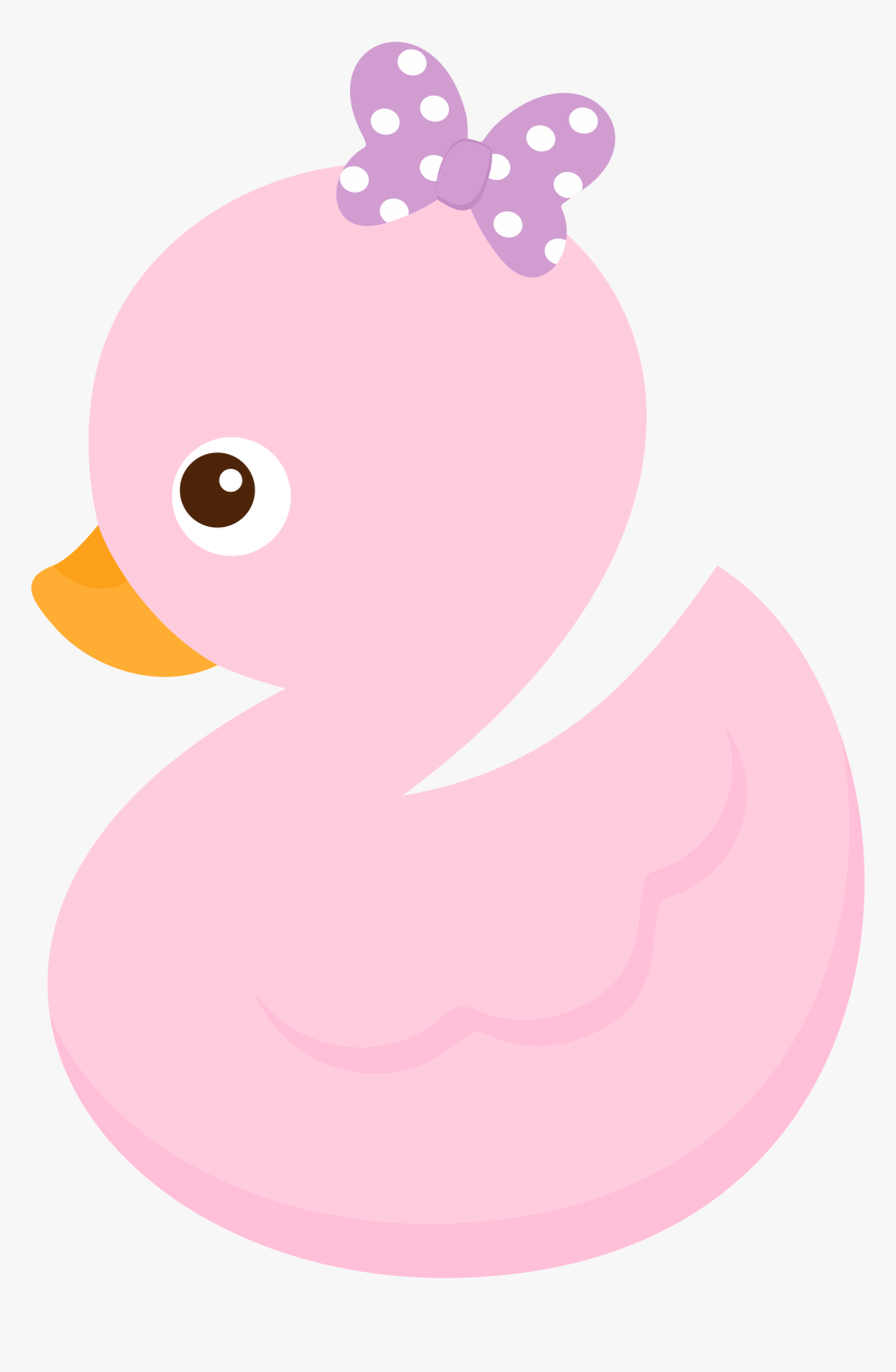 Pink Color Duck Png - Tema Patinho Png, Transparent Png, Free Download