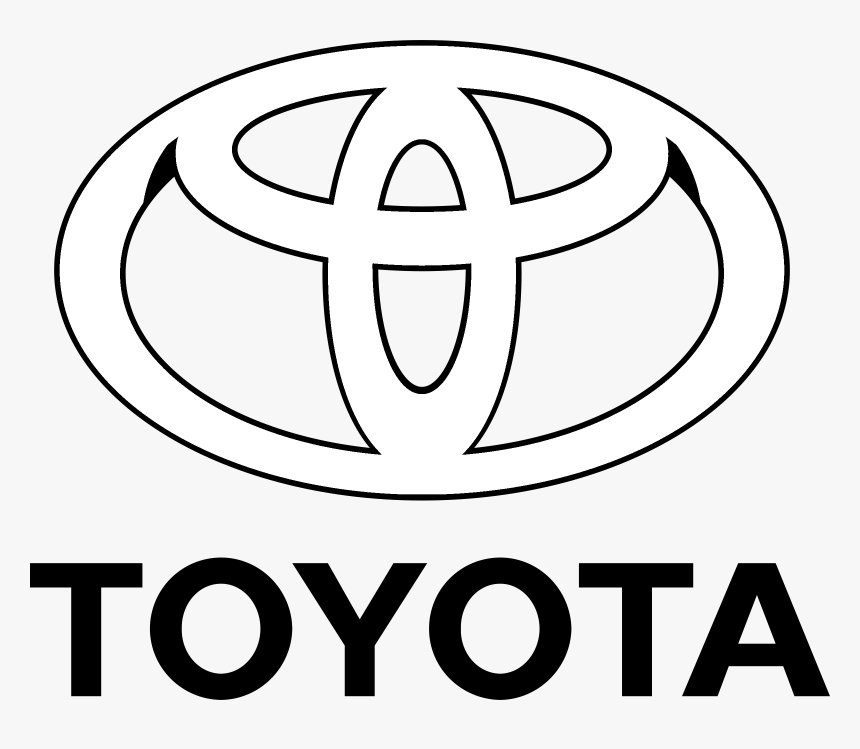 Toyota Logo Black And White, HD Png Download, Free Download