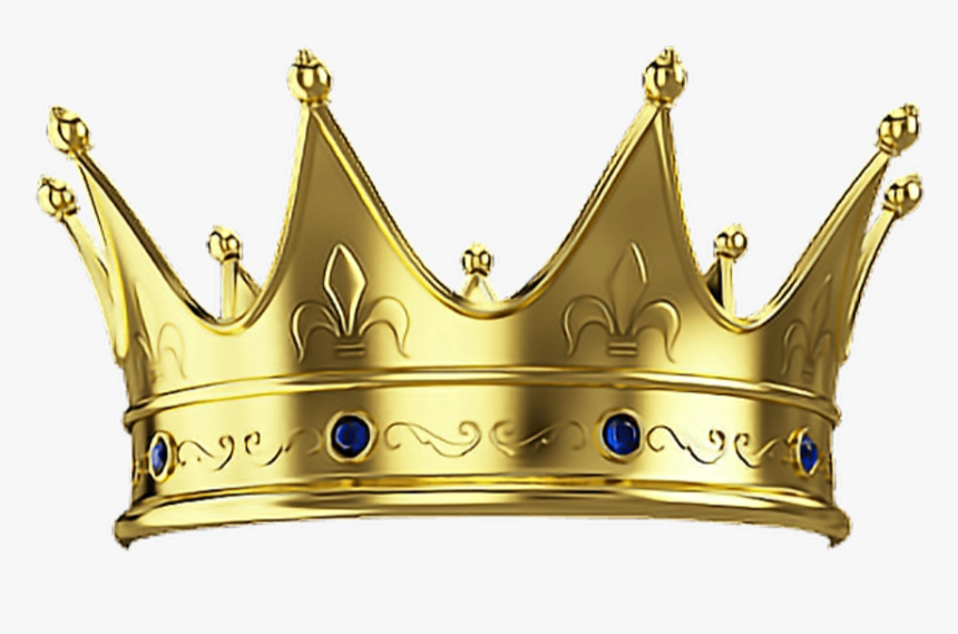 #crown #gold #goldencrown #king #queen - Transparent Background Crown King Png...