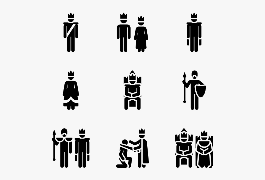 King And Queen Icon Png, Transparent Png, Free Download