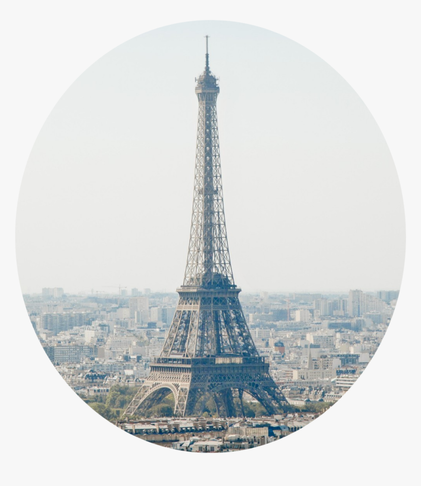 #circle #paris #eiffel Tower #france #francia #la Torre - Circle Eiffel Tower, HD Png Download, Free Download