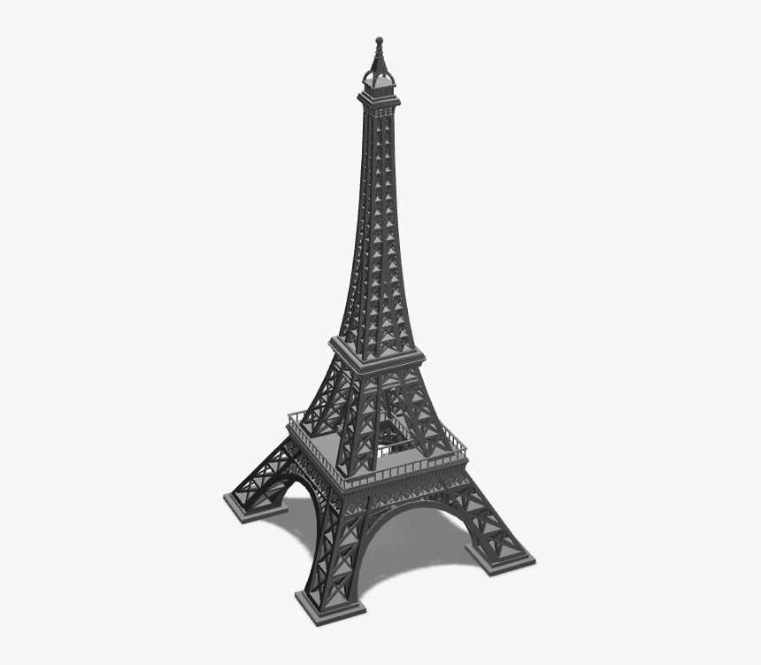 3d Design By Cookie Dough Sep 23, - Vector Eiffel Tower 3d, HD Png Download, Free Download