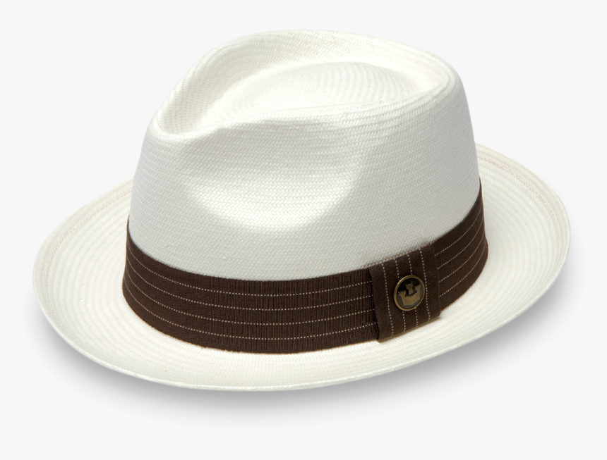 Snare White Straw Fedora Hat - Fedora, HD Png Download, Free Download