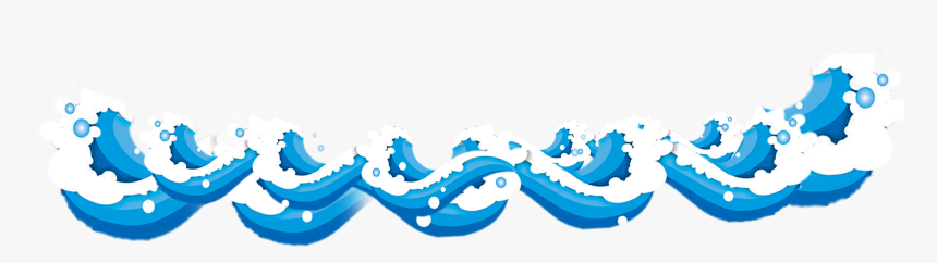 Sea Cartoon Wind Wave Free Download Image Clipart - Wave Sea Cartoon, HD Png Download, Free Download