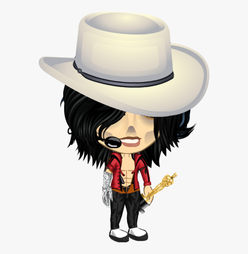 Fedora Clipart Hat Michael Jackson - Michael Jackson Yoworld, HD Png Download, Free Download