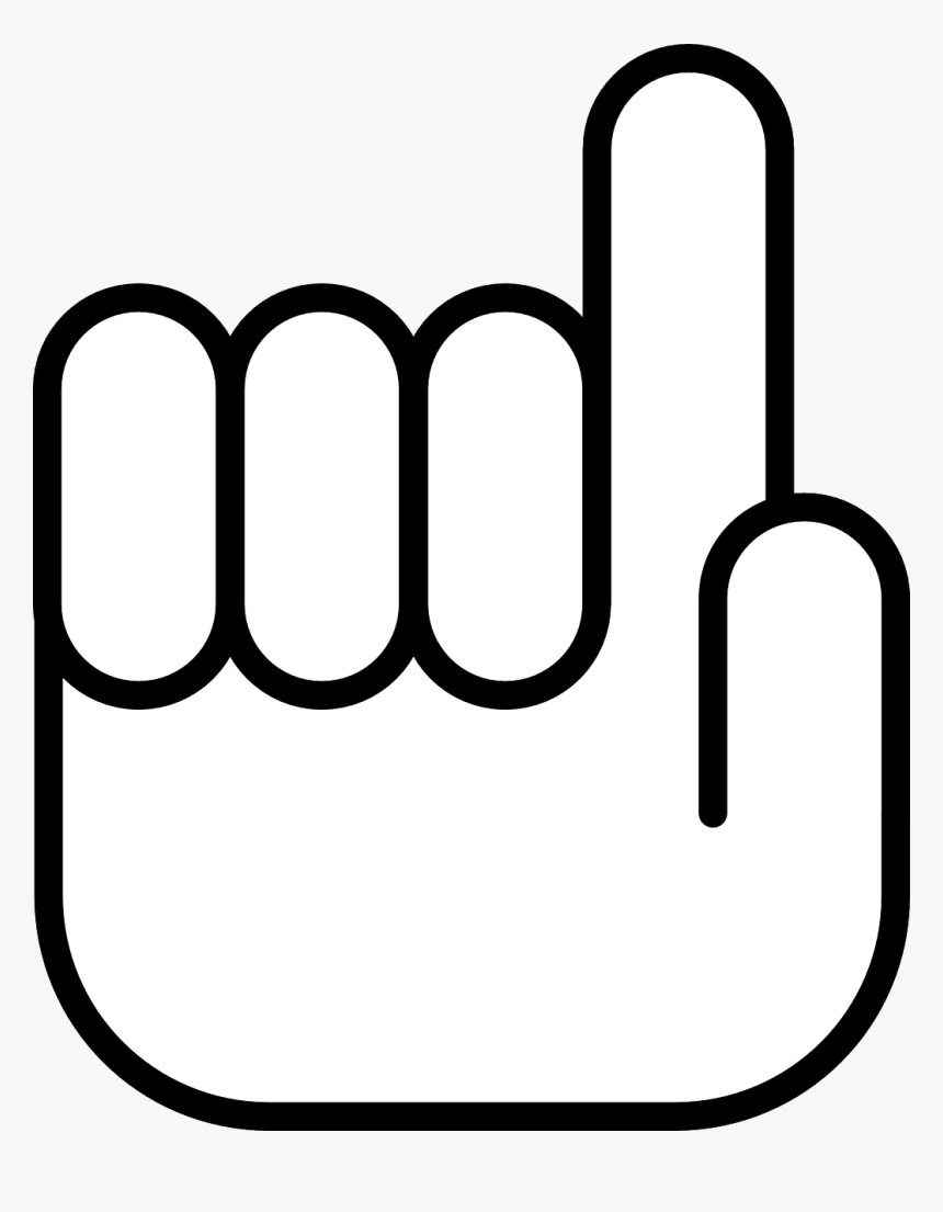 Hand With Pointer Finger Clip Art, HD Png Download, Free Download