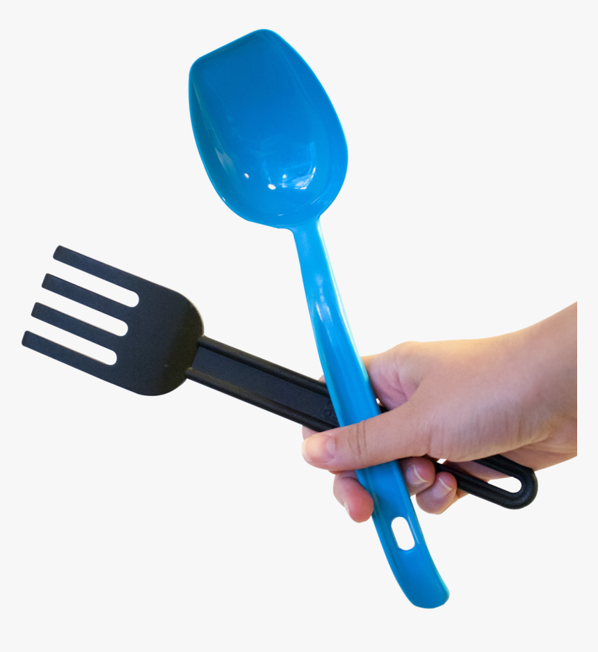 Spoon And Fork In Hand - Holding Spoon Transparent, HD Png Download, Free Download