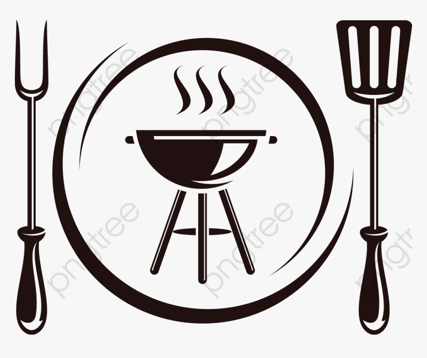 Bbq Fork Png - Grilling Spatula Clip Art Black And White, Transparent Png, Free Download