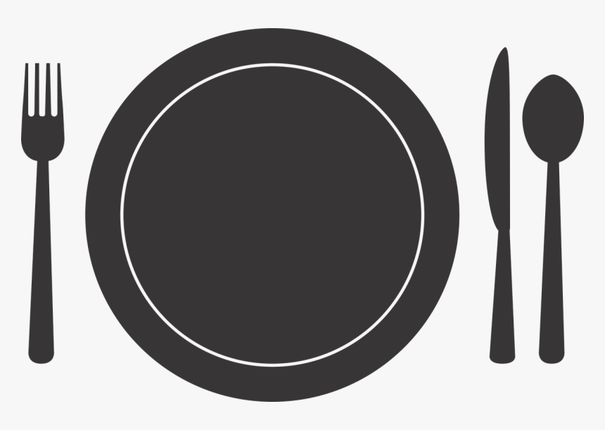 Plate And Utensils Png, Transparent Png, Free Download