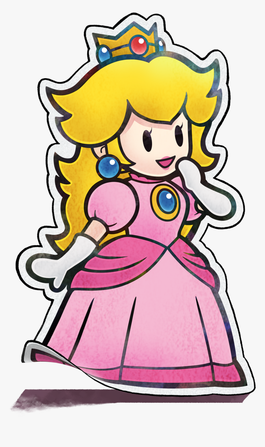 Princess Peach Mario And Luigi Paper Jam Hd Png Download