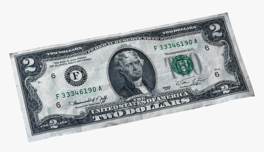 Download This High Resolution Money Transparent Png - Rare 2 Dollar Bills 2013, Png Download, Free Download