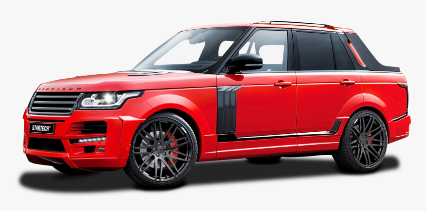 Red Range Rover Png, Transparent Png, Free Download