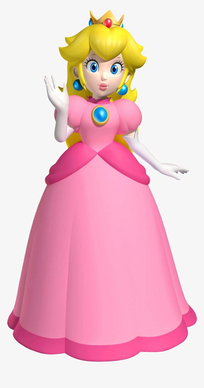 Princess Peach Clipart - Princess Peach Png, Transparent Png, Free Download