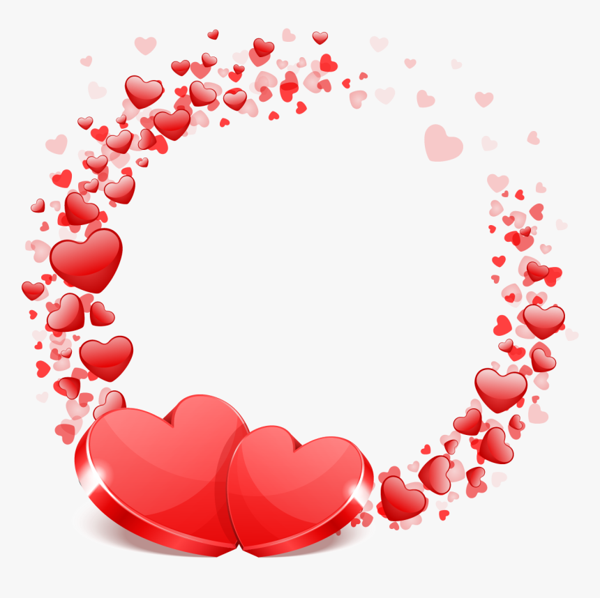 Transparent Valentine Background Png - Love Heart Png, Png Download, Free Download