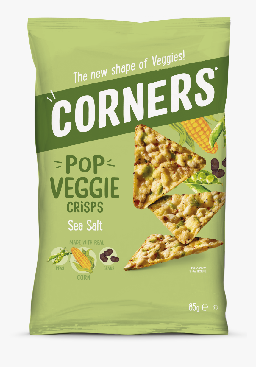 Corners Pop Veggie Crisps, HD Png Download, Free Download