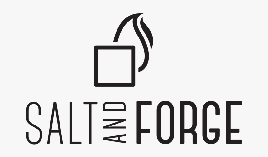 S&f 1271 Salt&forgelogo Fin 2line Black, HD Png Download, Free Download