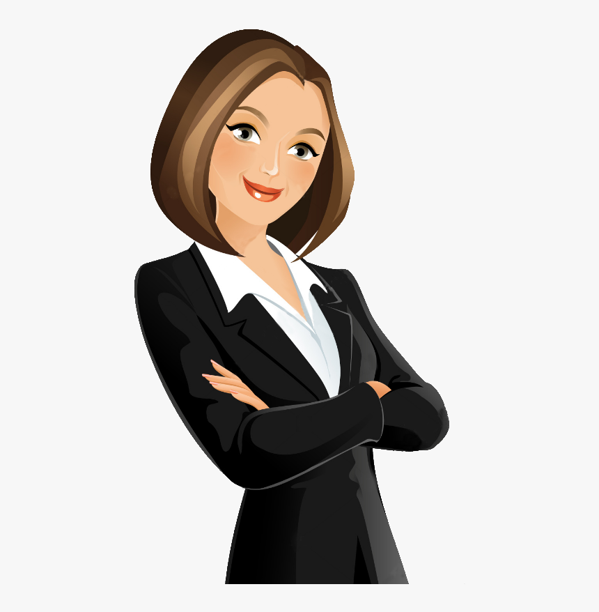 Woman Clipart Images Png - Cartoon Business Woman, Transparent Png, Free Download