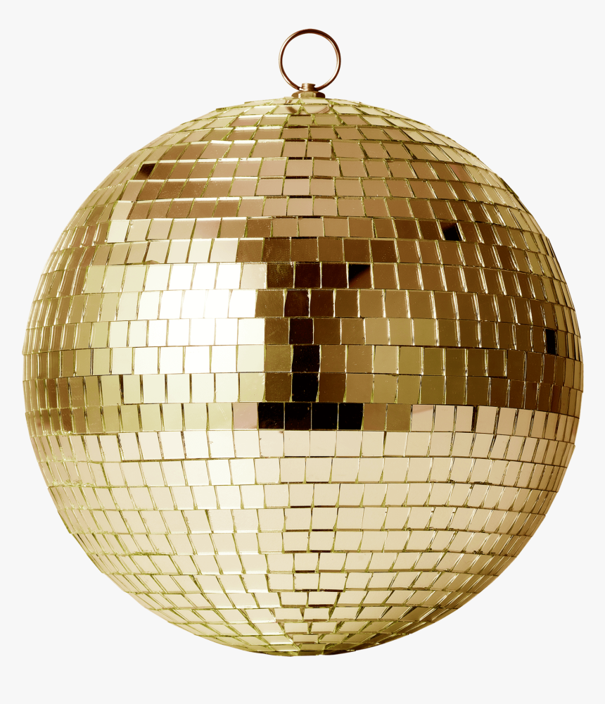 Gold Disco Ball Png, Transparent Png, Free Download