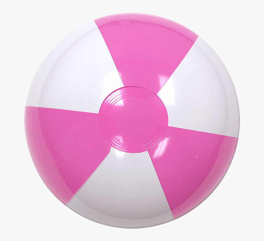 Pink And White Beachball - Light Pink Beach Ball, HD Png Download, Free Download