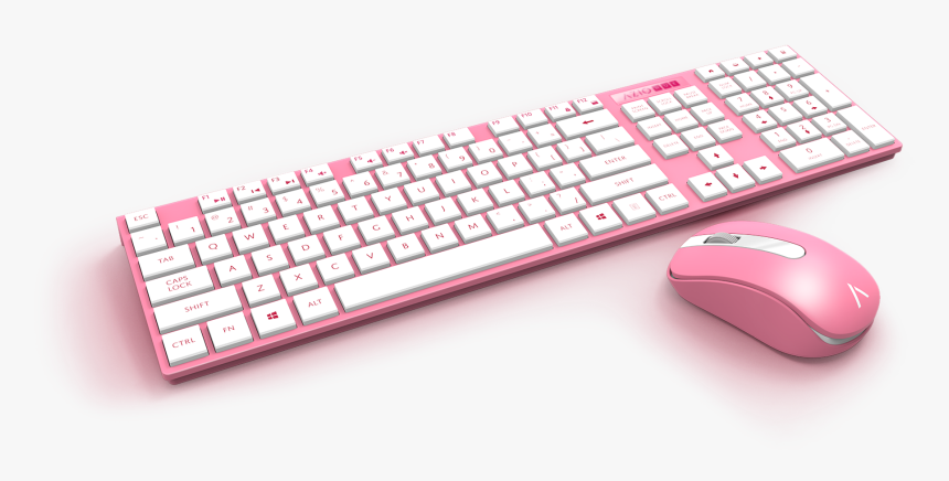 Colored Wireless Keyboard And Mouse Hue Wireless Keyboard - Azio Hue, HD Png Download, Free Download