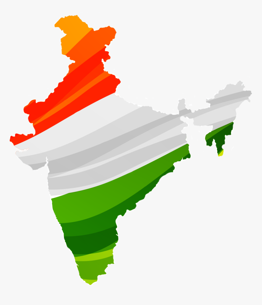 Happy Republic Day, India Map Image Png - India Map Republic Day, Transparent Png, Free Download