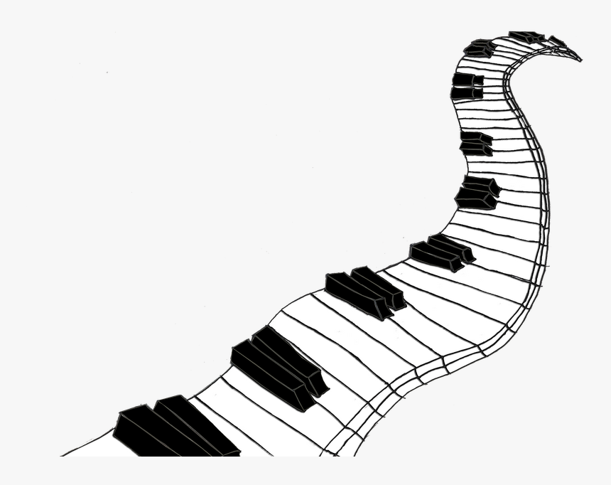 Piano Musical Keyboard Musical Instruments - Piano Keys Drawing Png, Transparent Png, Free Download