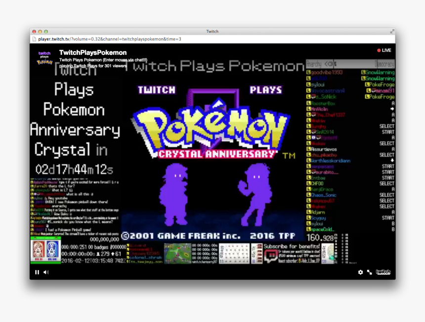 Pokemon Anniversary Crystal, HD Png Download, Free Download