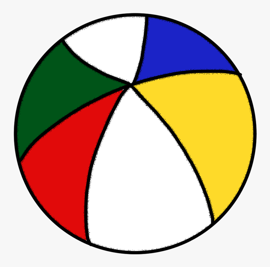 Beachball Free Beach Ball Clip Art Image 1 2 - Summer In June Clip Art, HD Png Download, Free Download