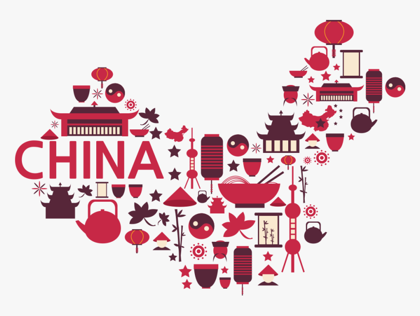 Symbols Of China - China Map Transparent, HD Png Download, Free Download