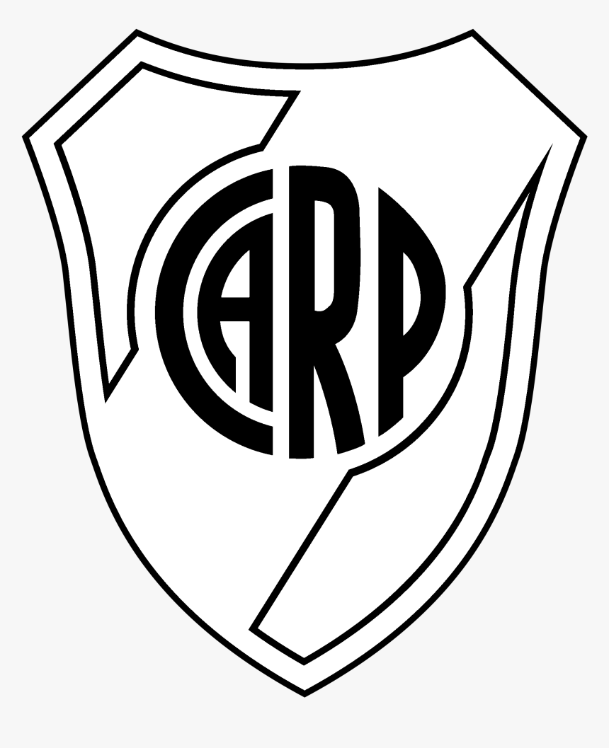 Club Atletico River Plate Logo Black And White - River Plate Wallpaper  Iphone, HD Png Download - kindpng