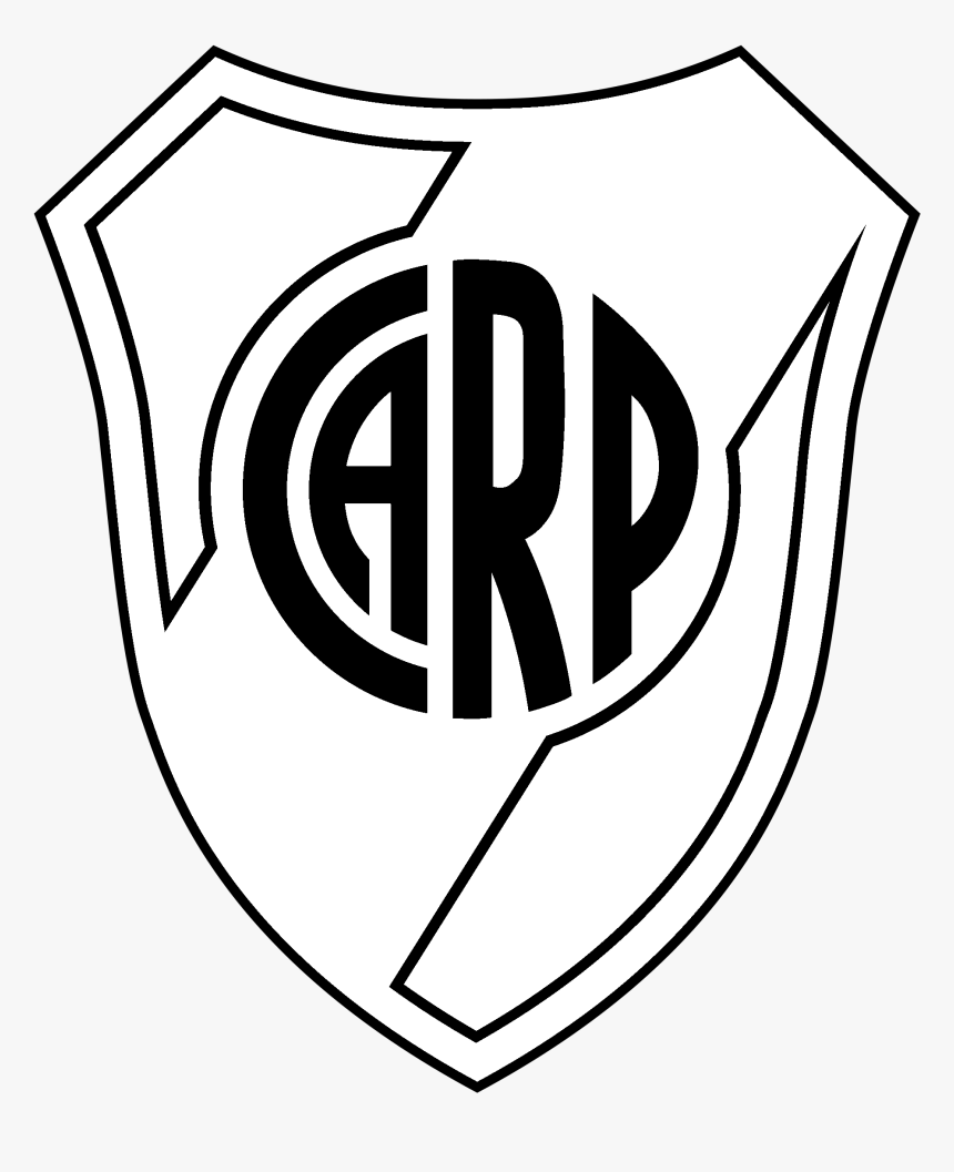 Club Atletico River Plate Logo Black And White - River Plate Wallpaper Iphone, HD Png Download, Free Download