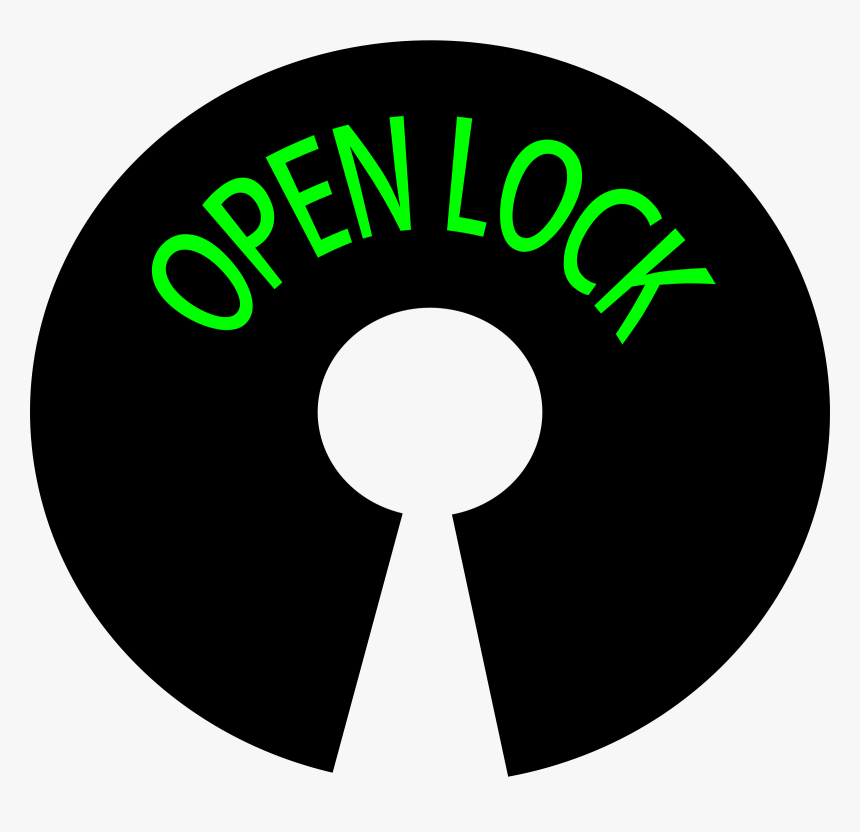 Logo Open Lock Clip Arts - Lock, HD Png Download, Free Download