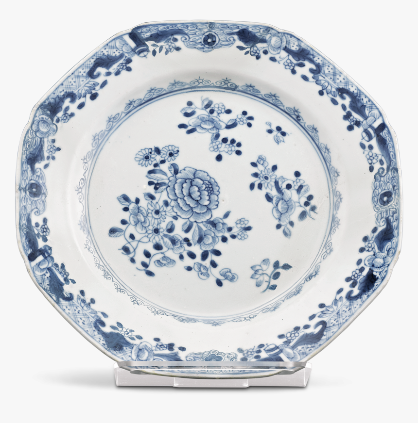 Blue Canton China Plate Owned By Martha And George - China Plate, HD Png Download, Free Download