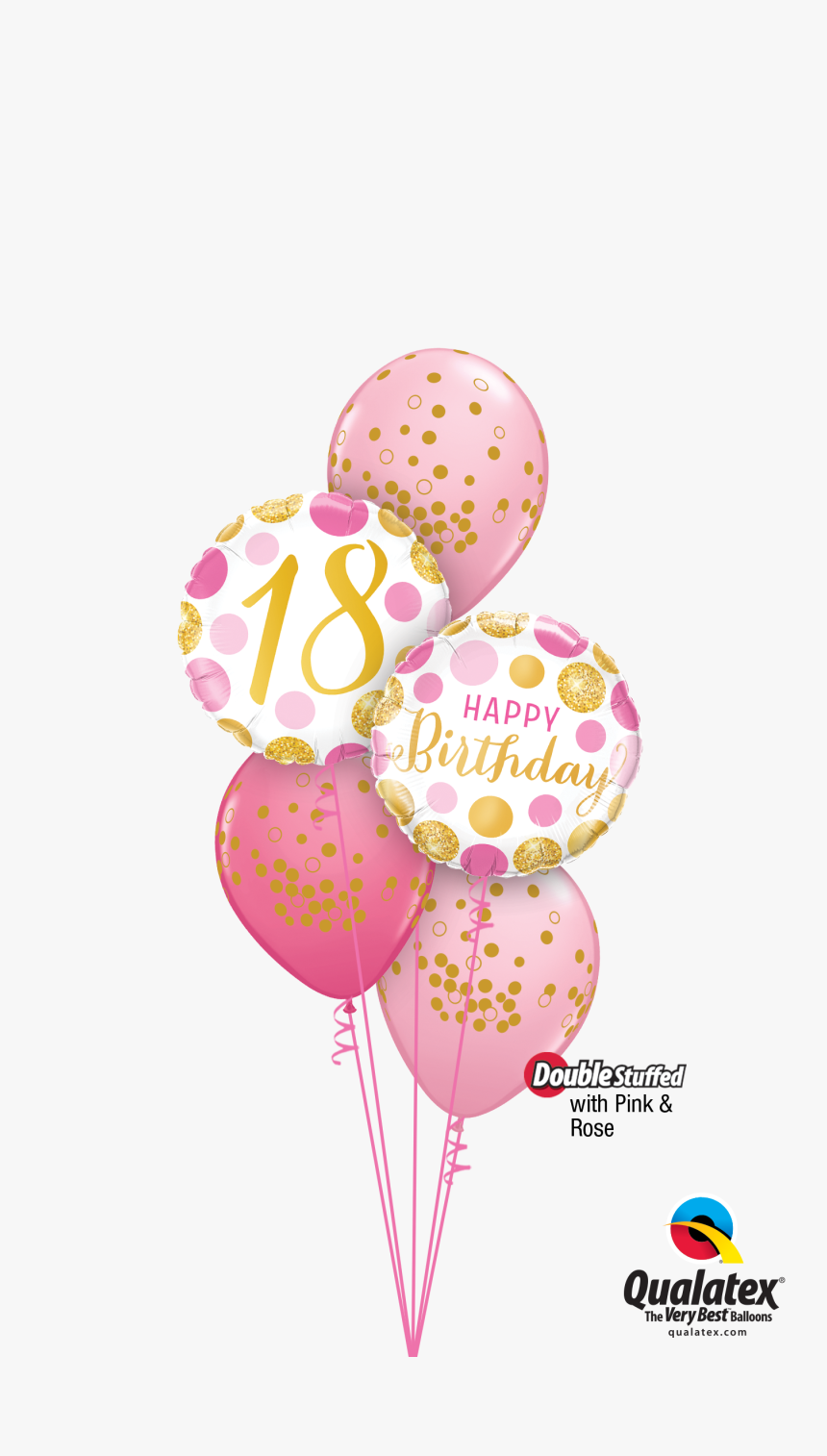 Happy Birthday Balloon Gold, HD Png Download, Free Download