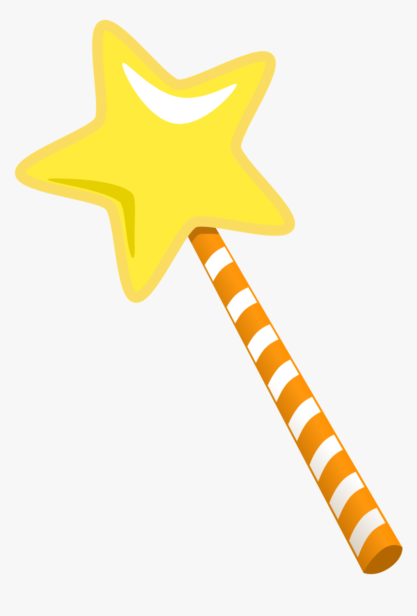 Magic Wand Cartoon Style Clip Arts - Sun Stencils For Painting, HD Png Download, Free Download