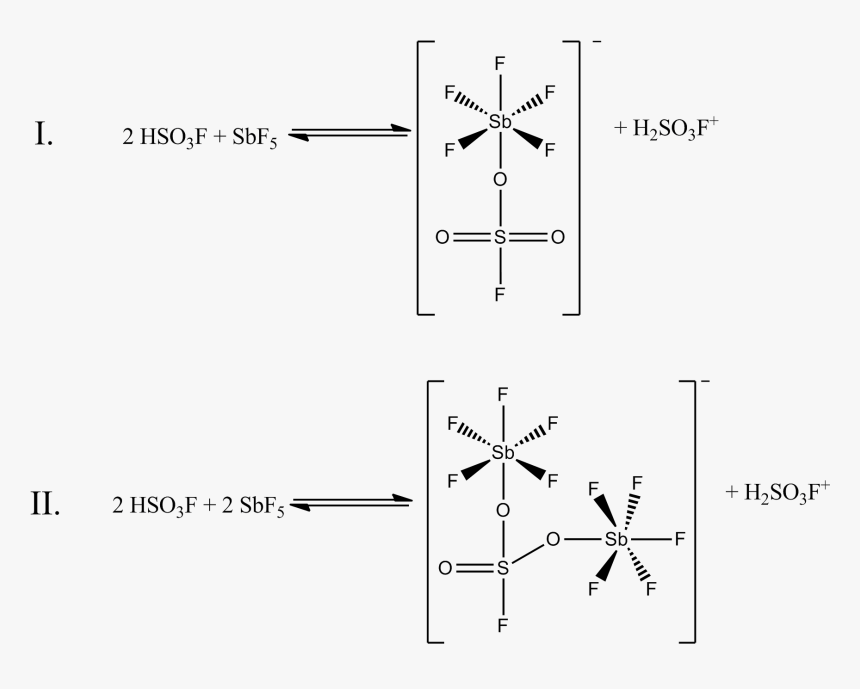 Magic Acid Structure - Hso3f Sbf5, HD Png Download, Free Download