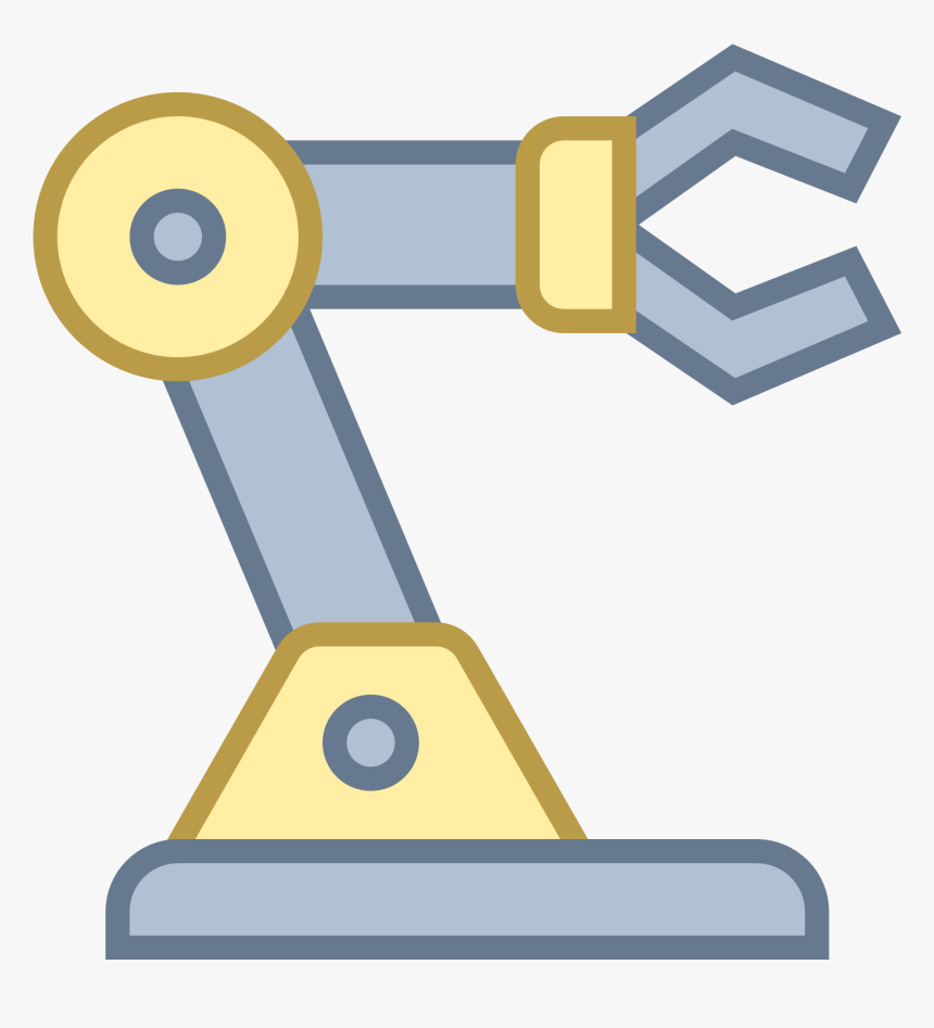 Vector Robotics Factory - Robot Arm Icon Png, Transparent Png, Free Download