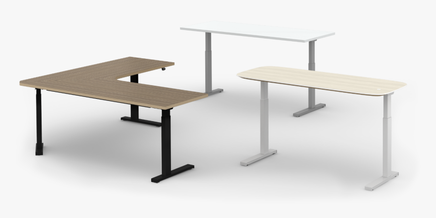 Seven Height Adjustable Desks - Desk, HD Png Download, Free Download