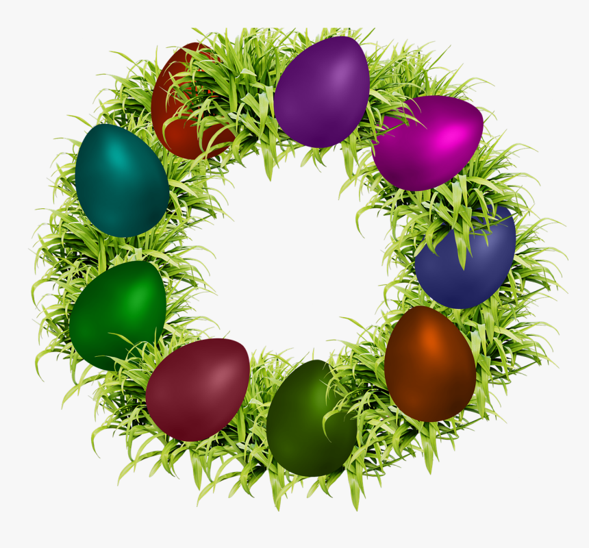 Easter,green Leaves,png Image,decoration,egg Easter,colors,dedicated - Húsvéti Képek Png, Transparent Png, Free Download