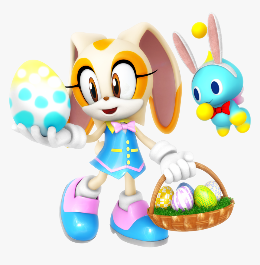 Easter Sonic The Hedgehog Png - Cream Sonic The Hedgehog, Transparent Png, Free Download