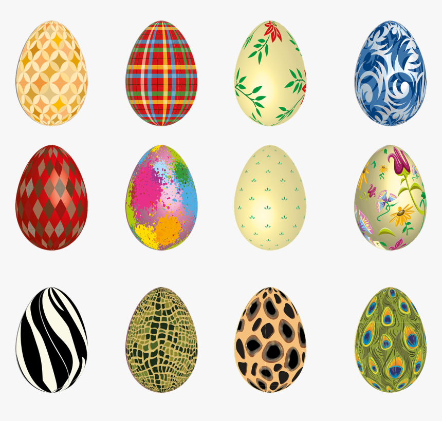 Stickers Egg Easter Png Clipart , Png Download - Paper Easter Eggs Print, Transparent Png, Free Download
