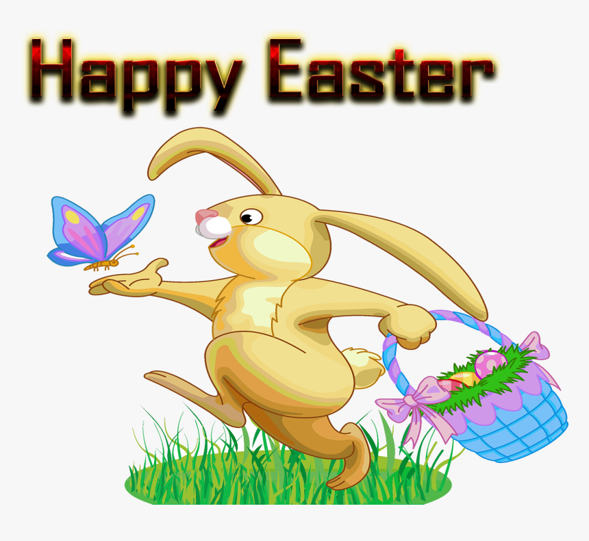 Happy Easter Png Free Background - Cartoon, Transparent Png, Free Download